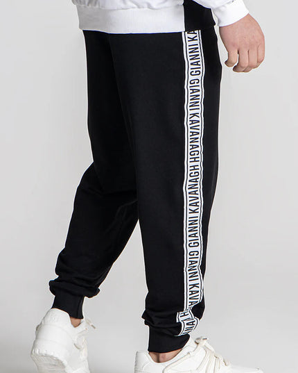 Black Partition Joggers