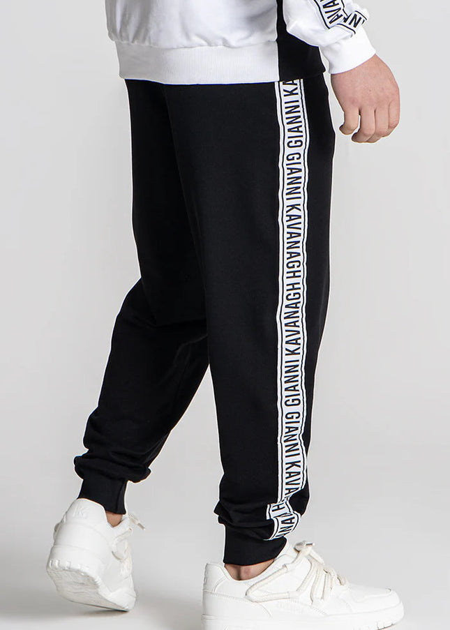 Black Partition Joggers