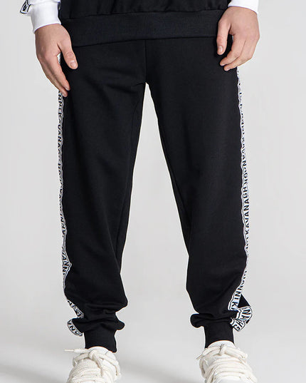 Black Partition Joggers