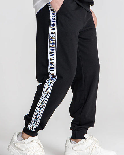 Black Partition Joggers