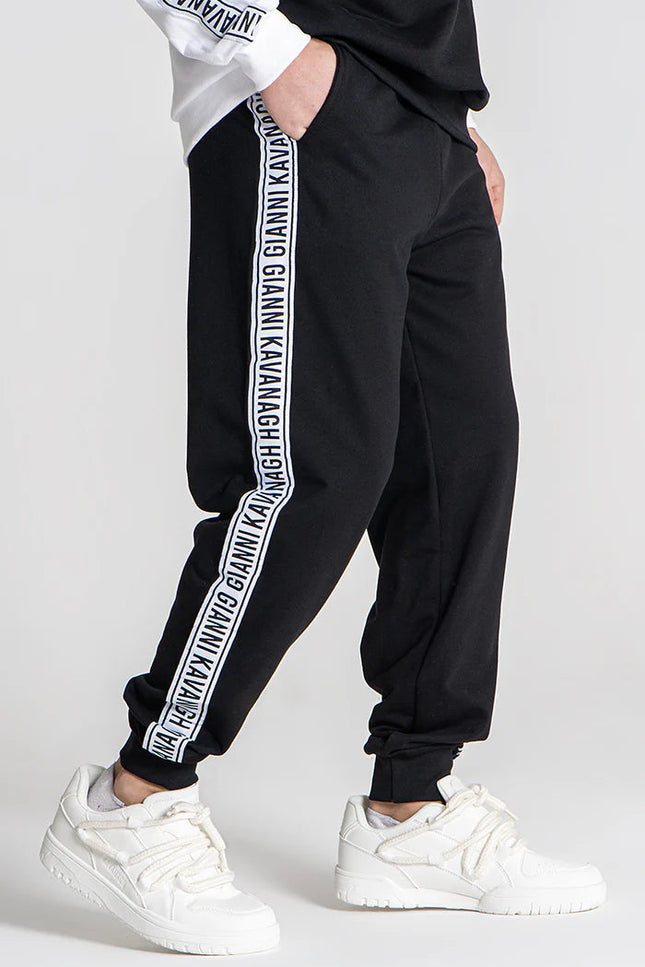 Black Partition Joggers