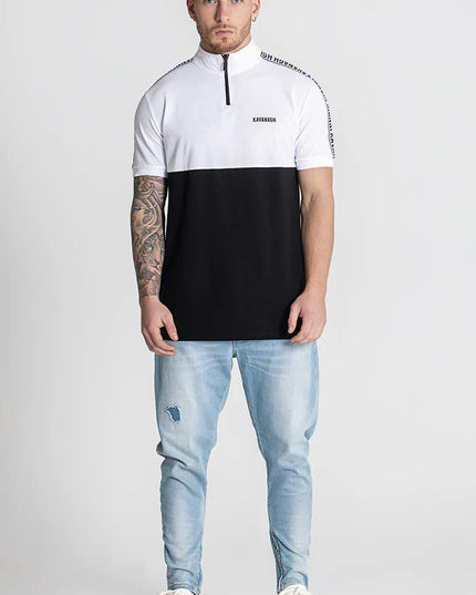 Black Partition Polo