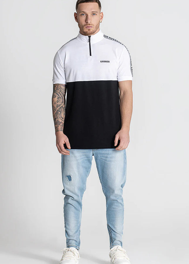 Black Partition Polo