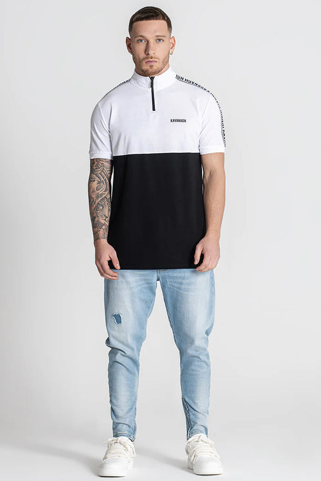 Black Partition Polo