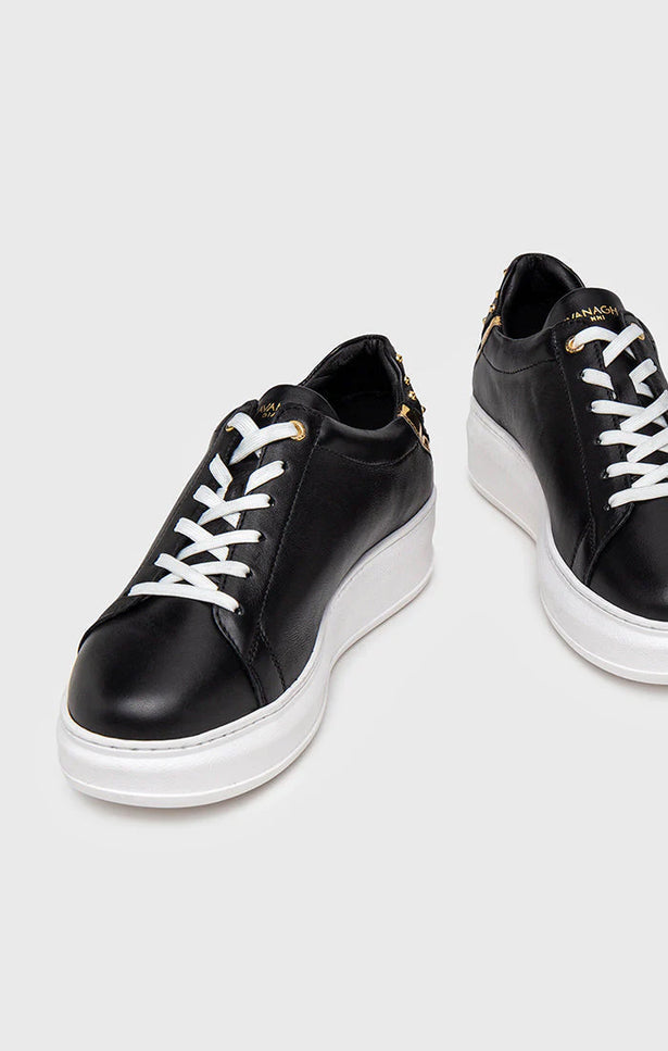 Black Punk Upscale Sneakers-Sneakers-Gianni Kavanagh-Urbanheer