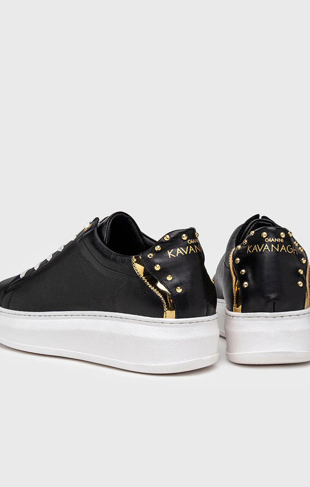 Black Punk Upscale Sneakers-Sneakers-Gianni Kavanagh-Urbanheer