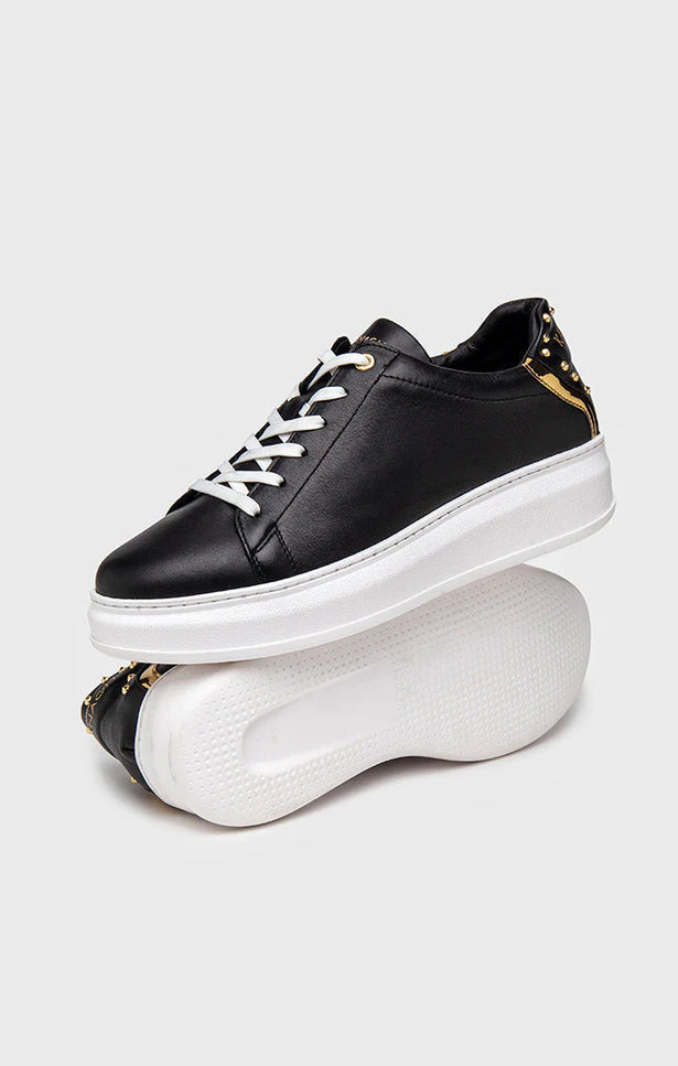 Black Punk Upscale Sneakers-Sneakers-Gianni Kavanagh-Urbanheer