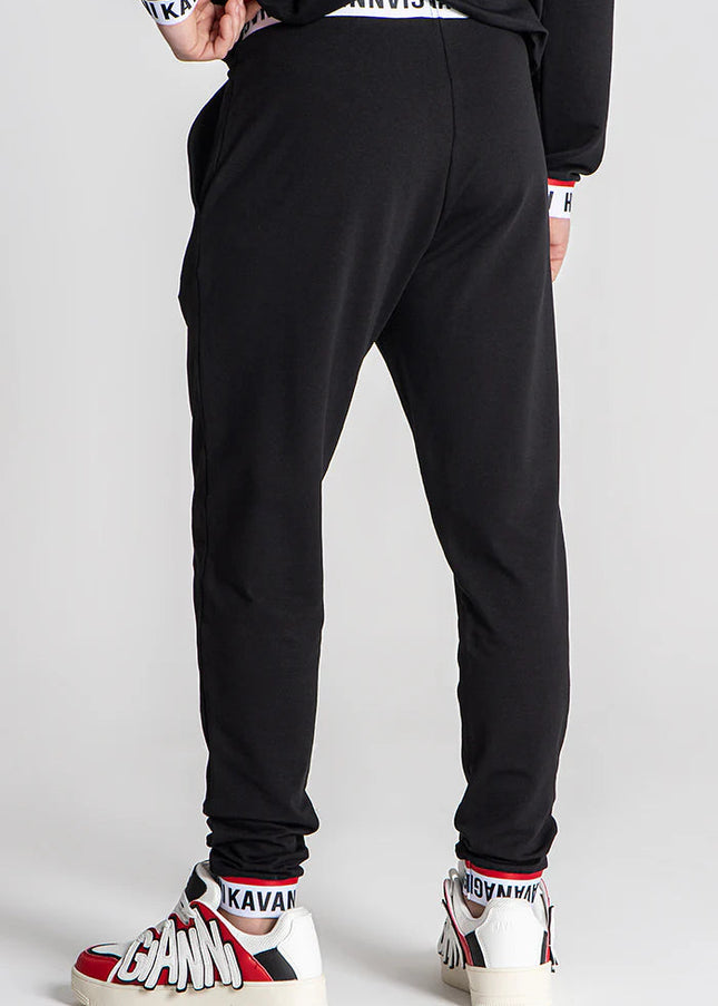 Black Track Joggers