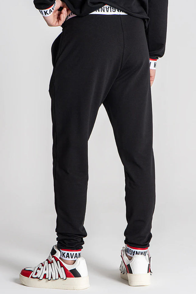 Black Track Joggers