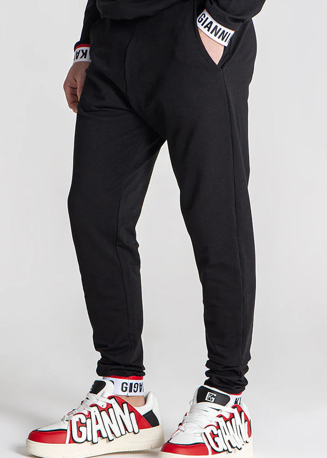 Black Track Joggers