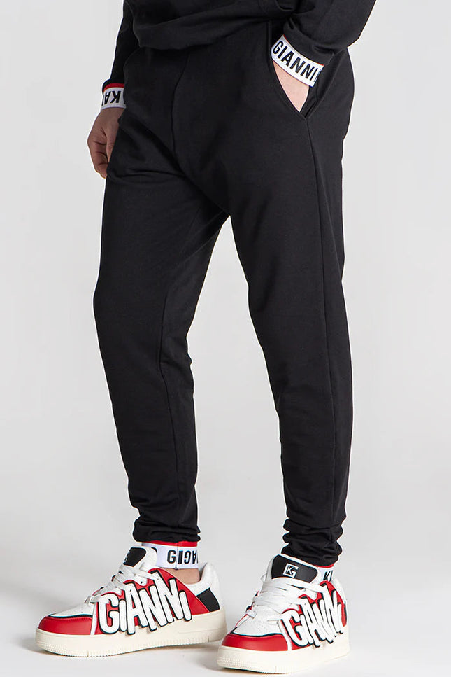 Black Track Joggers