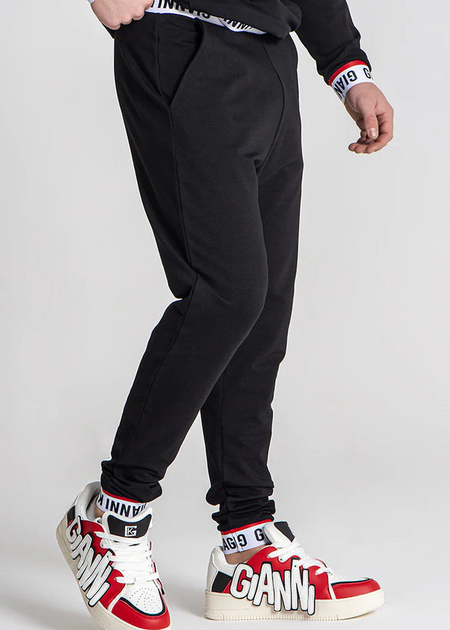 Black Track Joggers