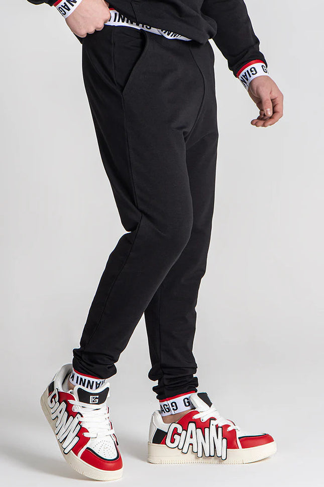 Black Track Joggers