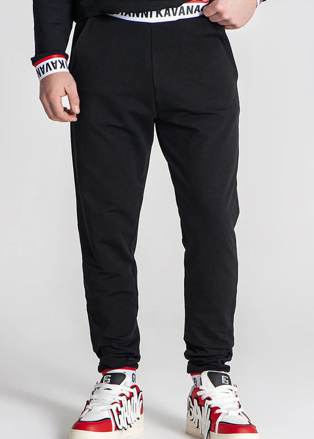 Black Track Joggers