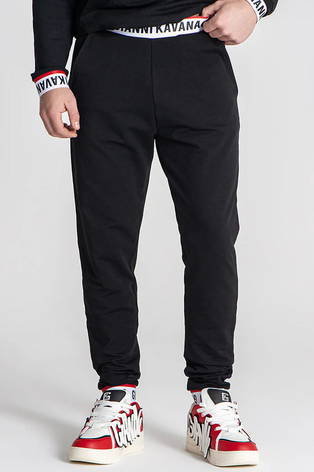 Black Track Joggers