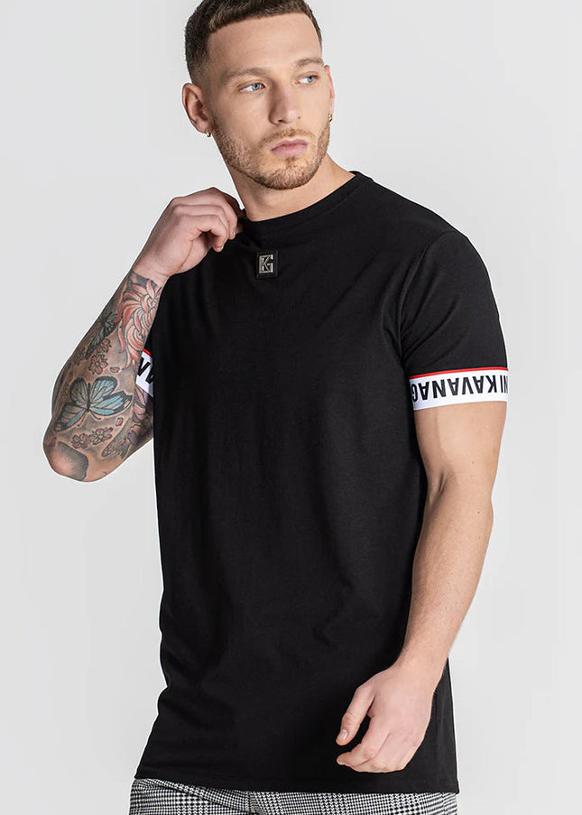 Black Track Tee