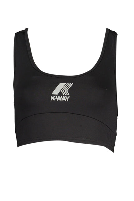 BLACK WOMEN'S K-WAY TOP-0