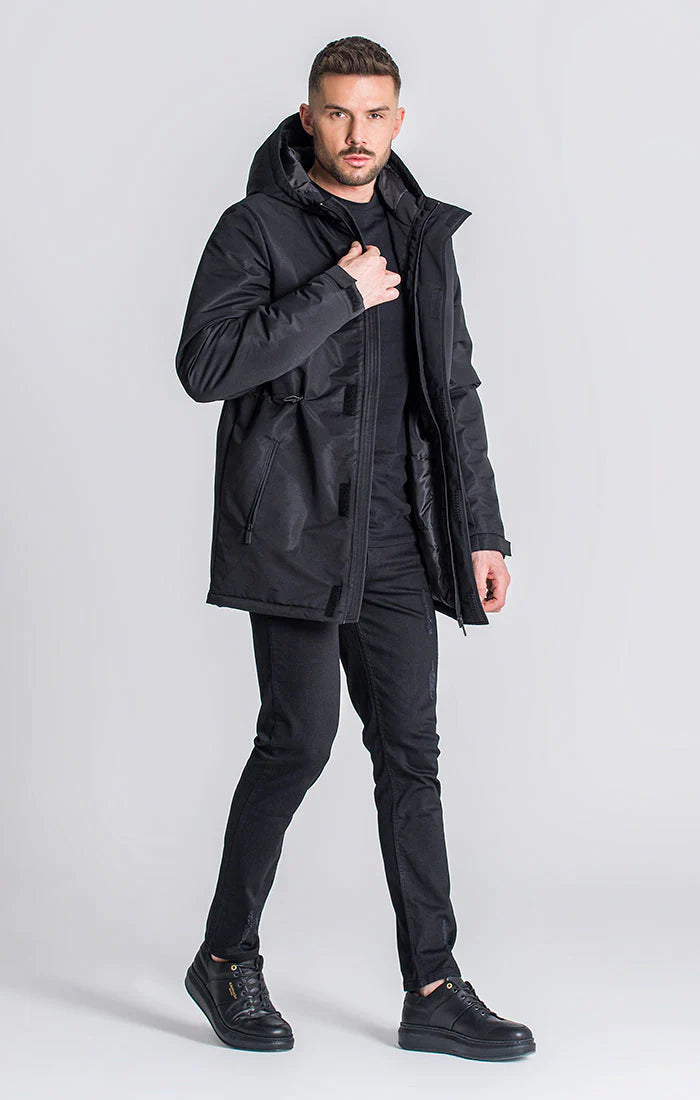 Black Zermatt Coat-Clothing - Women-Gianni Kavanagh-Urbanheer