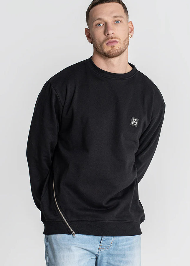 Black Zipper Sweat