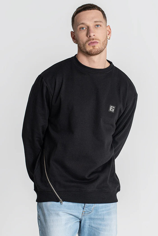 Black Zipper Sweat