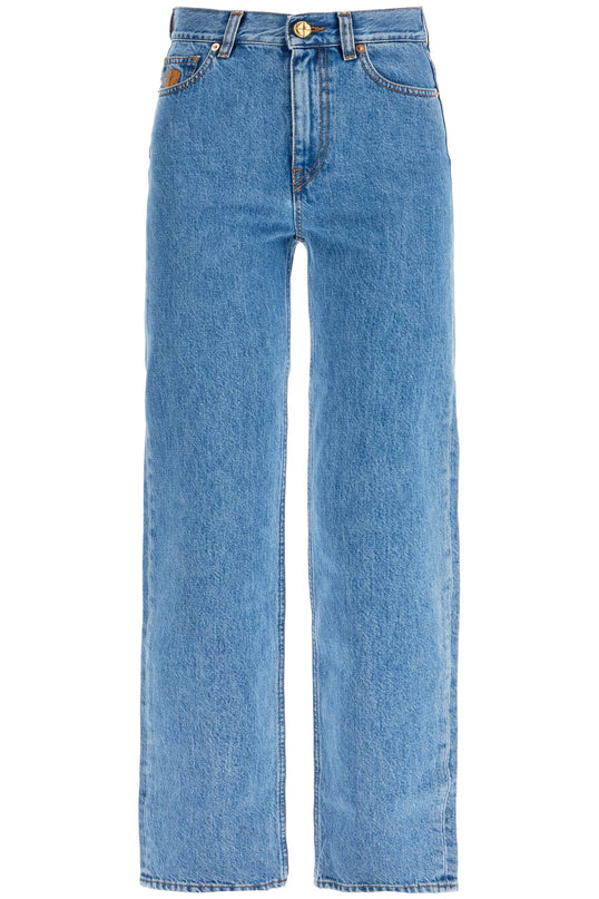 Blaze Milano light blue cotton jeans with distinctive embroidery