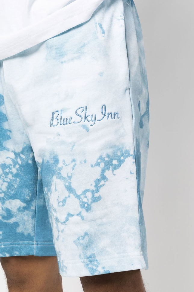 Blue Sky Inn Shorts Clear Blue-men > clothing > short trousers-Blue Sky Inn-Urbanheer