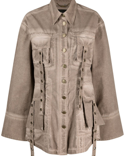 Blumarine Coats Brown