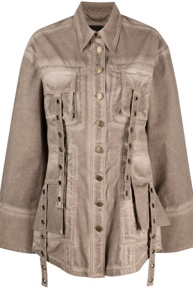 Blumarine Coats Brown