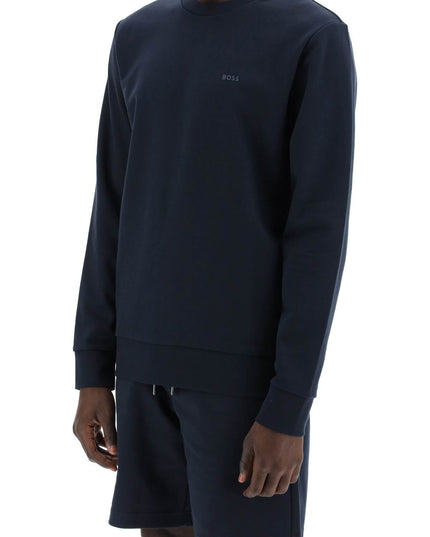 Boss french terry crewneck sweatshirt