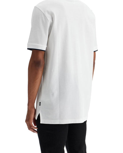 Boss parlay polo shirt with contrast trims