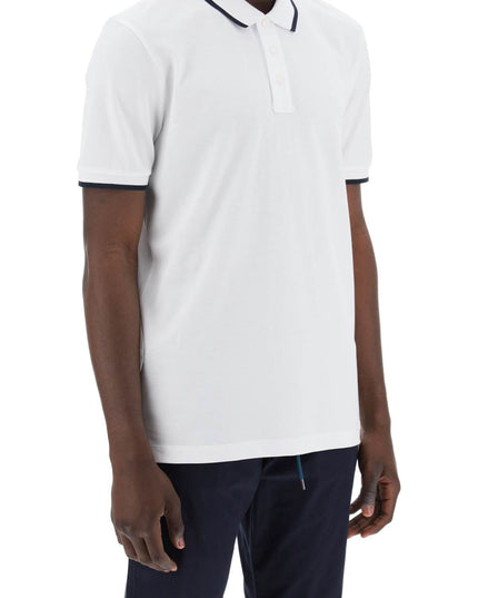 Boss polo shirt with contrasting edges White-Men Polo-Boss-Urbanheer