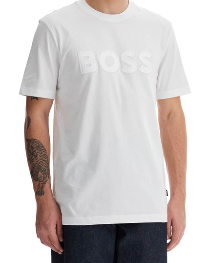 Boss t-shirt with patch logo design