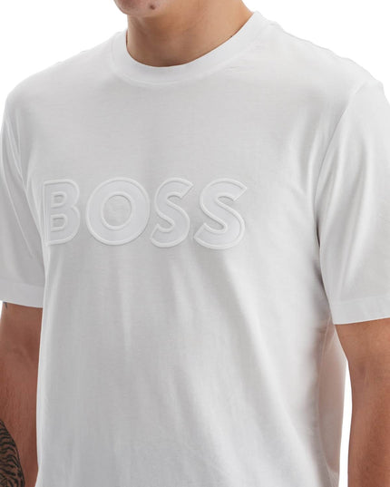 Boss t-shirt with patch logo design