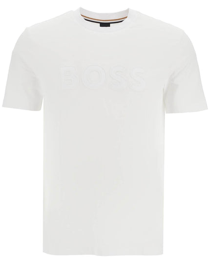 Boss t-shirt with patch logo design