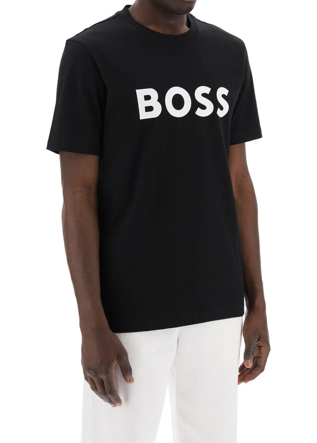 Boss tiburt 354 logo print t-shirt