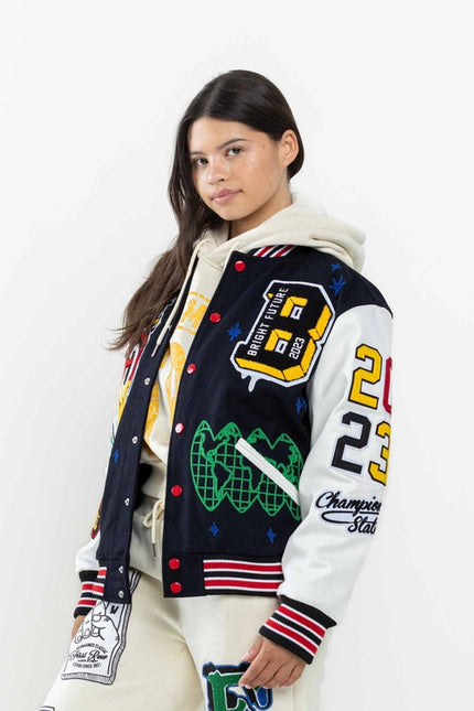 Bright Future Varsity Jacket