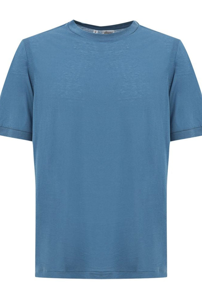Brioni Light Blue Cotton T-Shirt