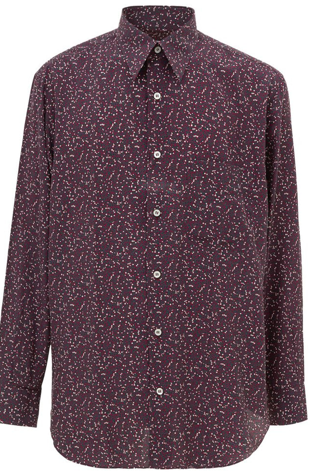 Brioni Purple Silk Shirt