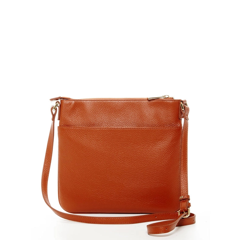 Brown Leather Crossbody Bag