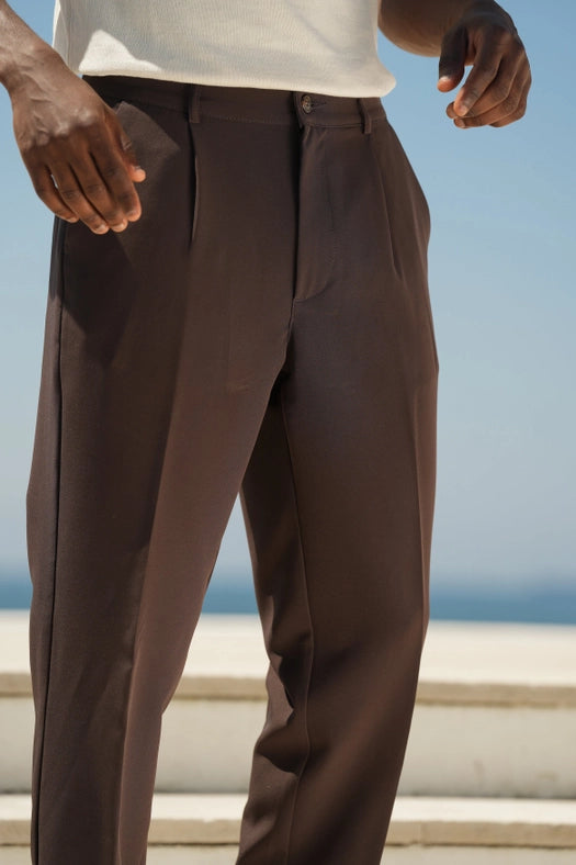 Brown Relax Pants