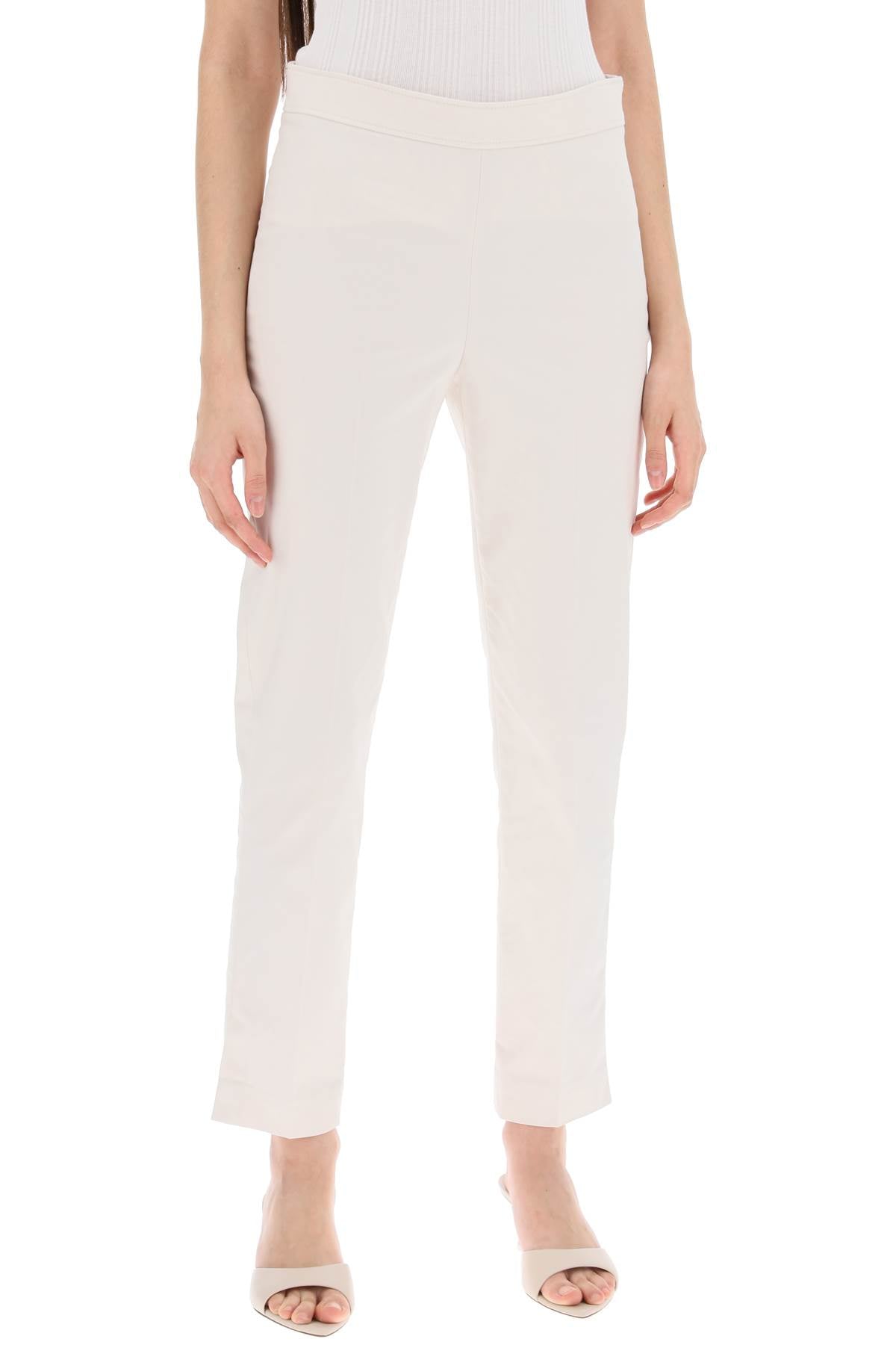 Brunello Cucinelli Capri Pants With Belt Loop And-women > clothing > trousers-Brunello Cucinelli-Urbanheer