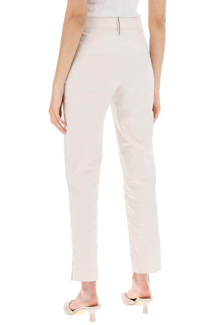 Brunello Cucinelli Capri Pants With Belt Loop And-women > clothing > trousers-Brunello Cucinelli-Urbanheer