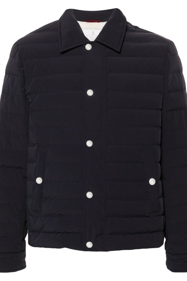 Brunello Cucinelli Coats Blue