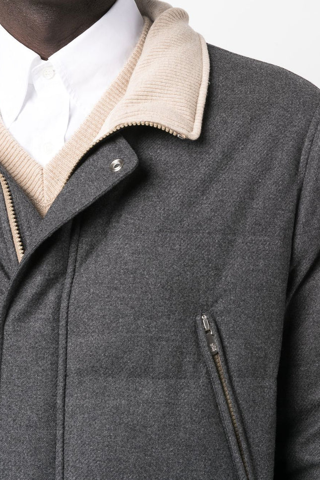 Brunello Cucinelli Coats Grey