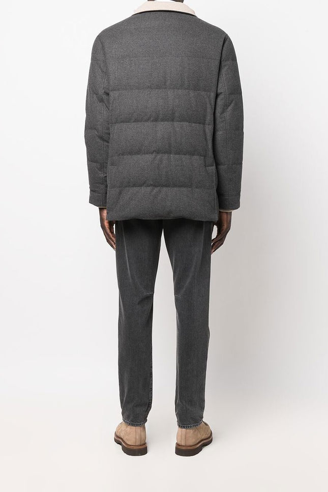 Brunello Cucinelli Coats Grey