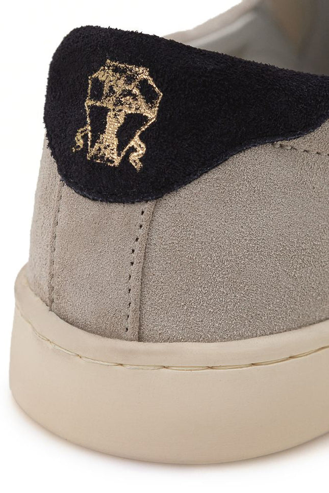 Brunello Cucinelli Gray Leather Sneaker