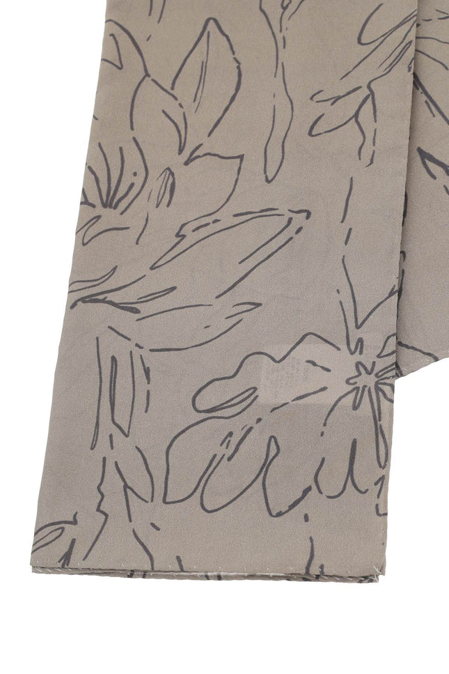 Brunello cucinelli magnolia print silk scar-women > accessories > scarves and gloves > scarves-Brunello Cucinelli-os-Mixed colours-Urbanheer