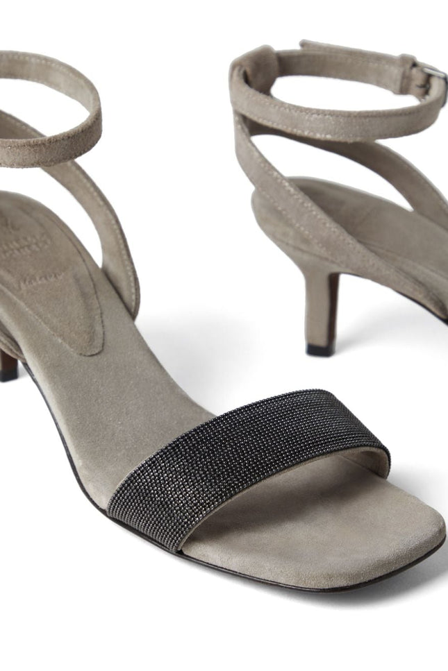 Brunello Cucinelli Sandals Dove Grey