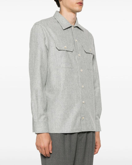 Brunello Cucinelli Shirts Light Grey