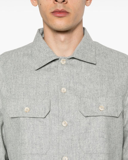 Brunello Cucinelli Shirts Light Grey